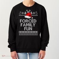 Forced Family Fun Ugly Christmas Women's Sweatshirt thumb 0