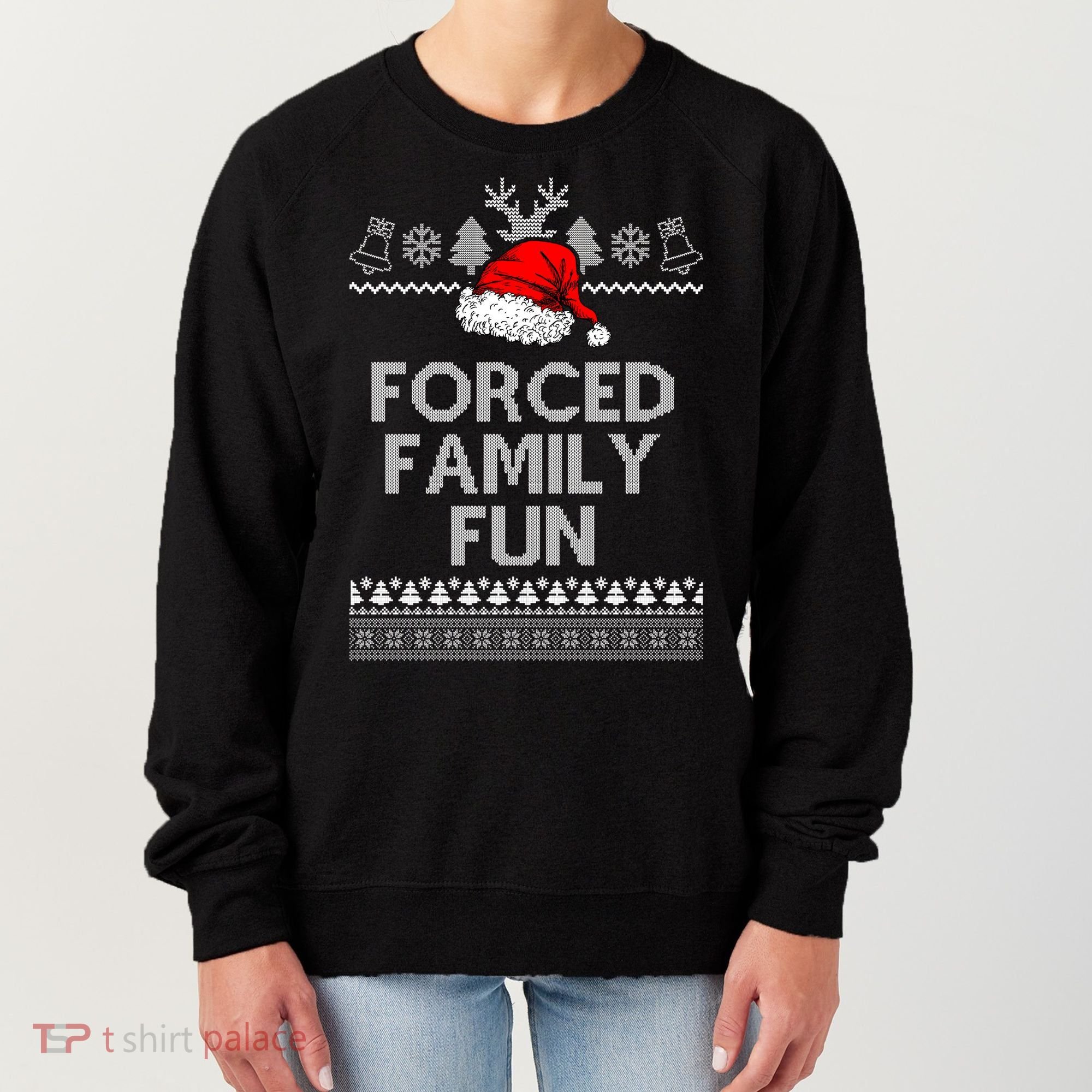 Forced Family Fun Ugly Christmas Women's Sweatshirt