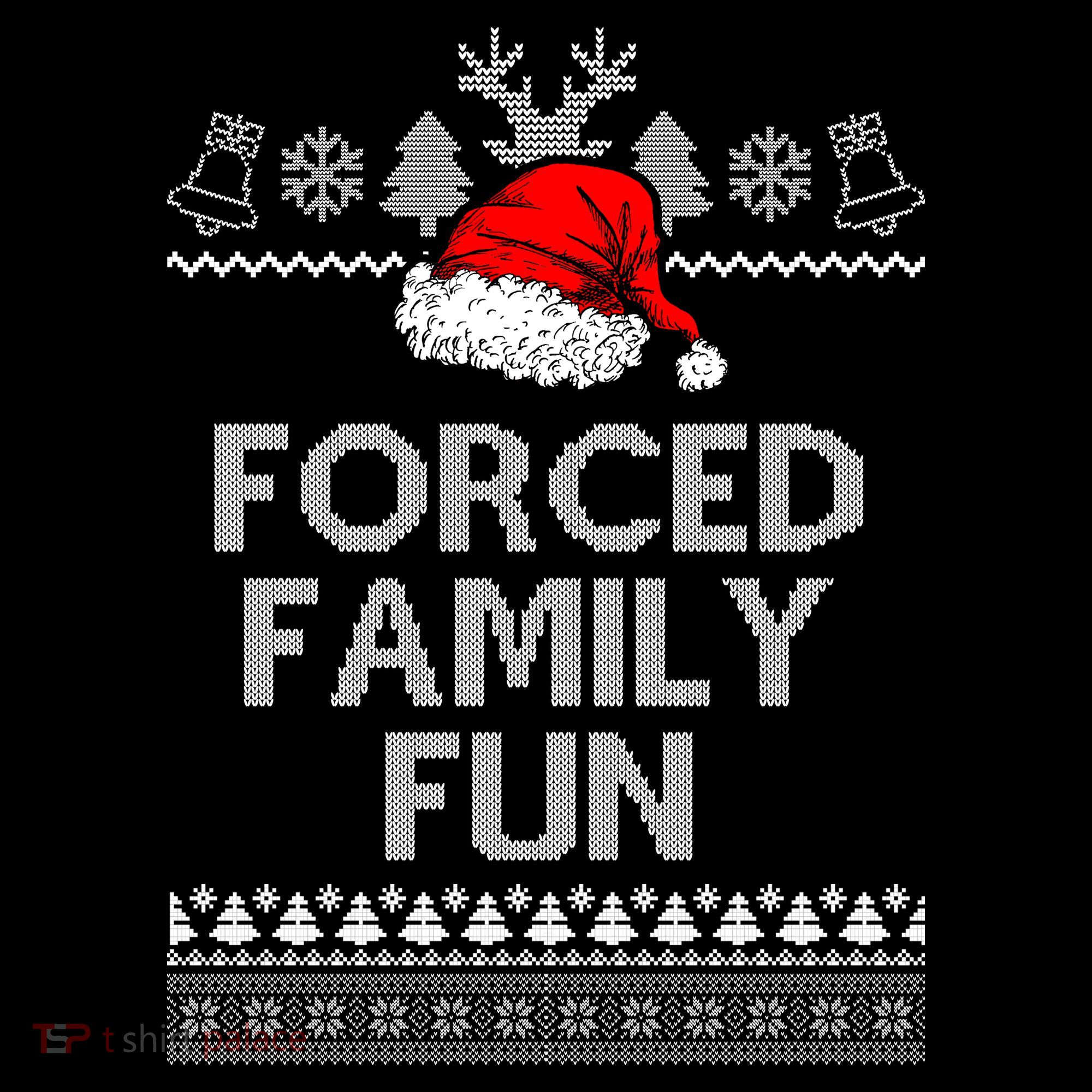 Forced Family Fun Ugly Christmas Apron