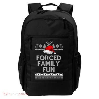 Forced Family Fun Ugly Christmas Backpack