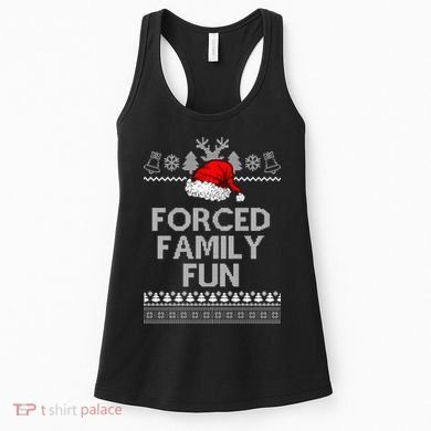 Forced Family Fun Ugly Christmas Women's Tank Top