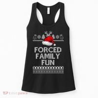 Forced Family Fun Ugly Christmas Women's Tank Top thumb 0