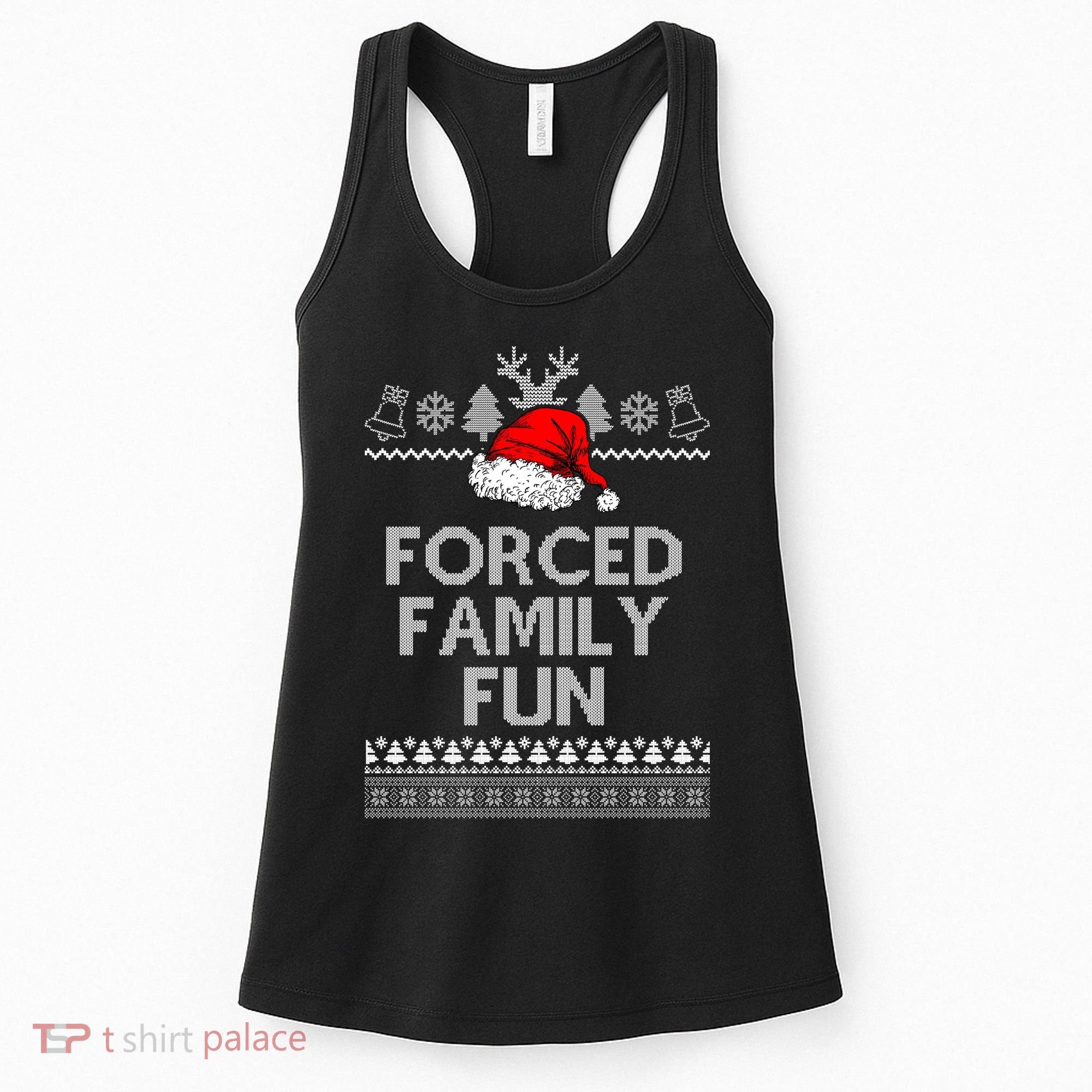 Forced Family Fun Ugly Christmas Women's Tank Top