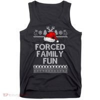 Forced Family Fun Ugly Christmas Tank Top thumb 0