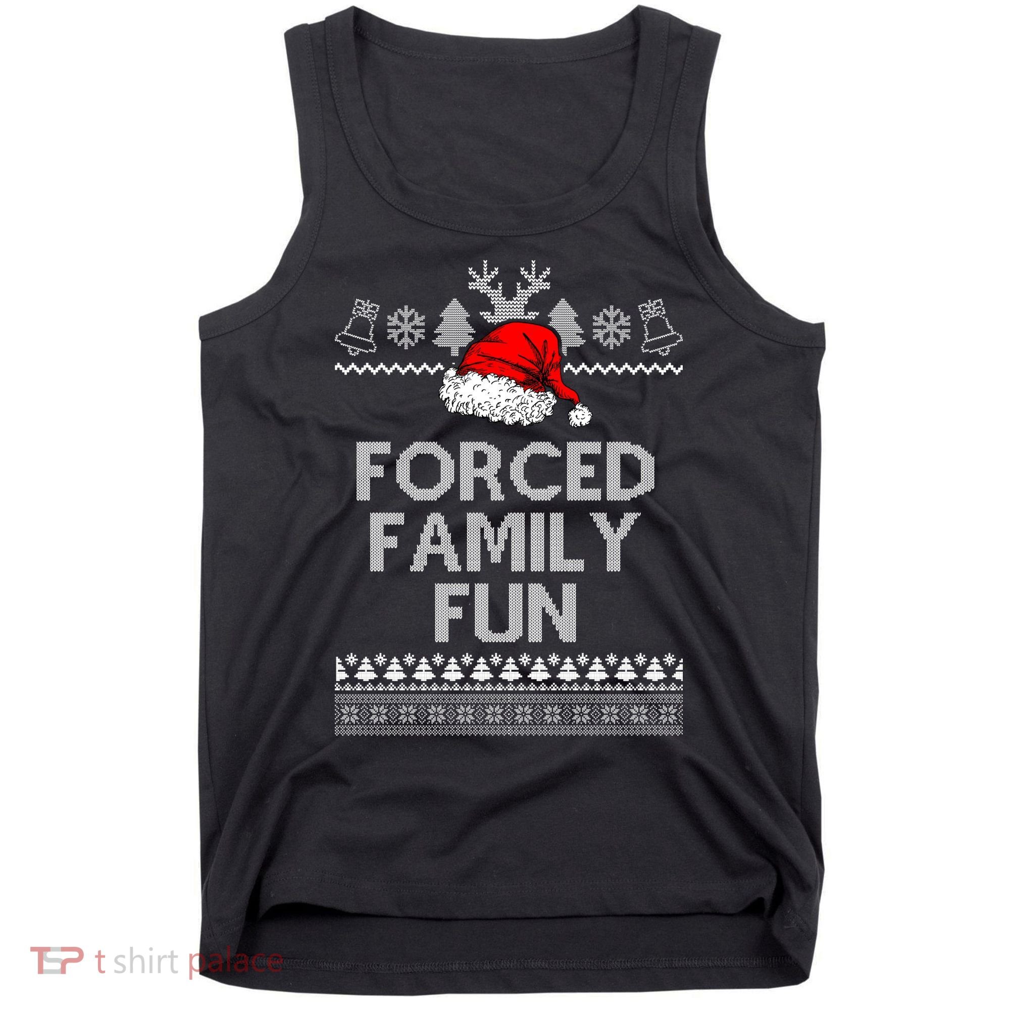 Forced Family Fun Ugly Christmas Tank Top