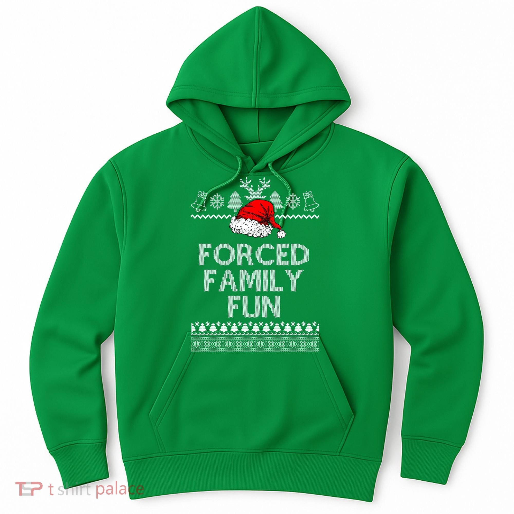 Forced Family Fun Ugly Christmas Hoodie
