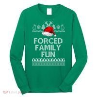 Forced Family Fun Ugly Christmas Long Sleeve Shirt thumb 0