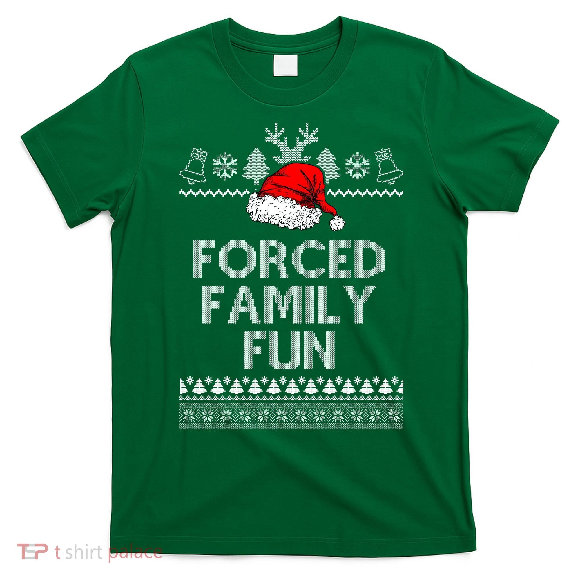 Forced Family Fun Ugly Christmas T-Shirt