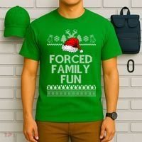Forced Family Fun Ugly Christmas T-Shirt thumb 6