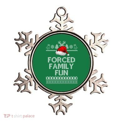 Forced Family Fun Ugly Christmas Ornament