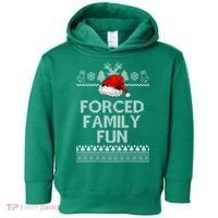 Forced Family Fun Ugly Christmas Toddler Hoodie thumb 0