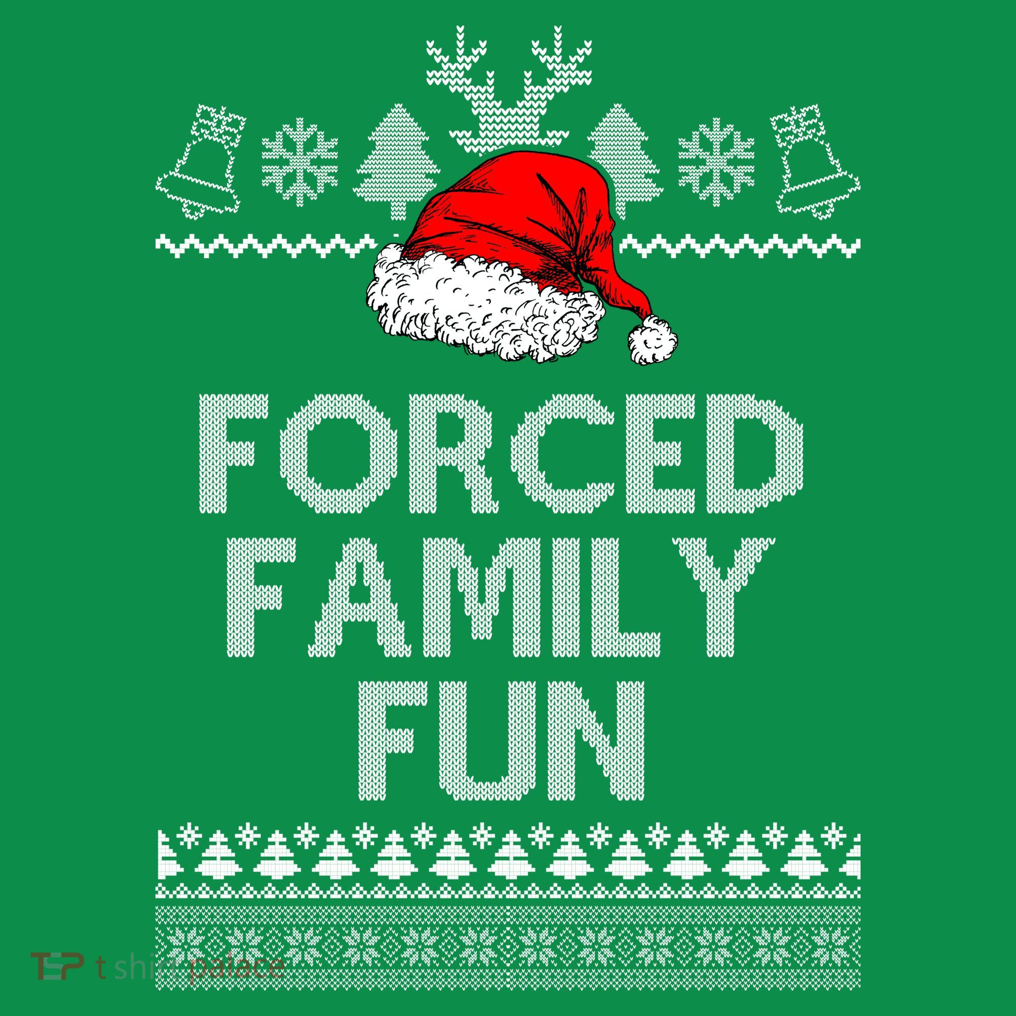 Forced Family Fun Ugly Christmas Toddler Hoodie