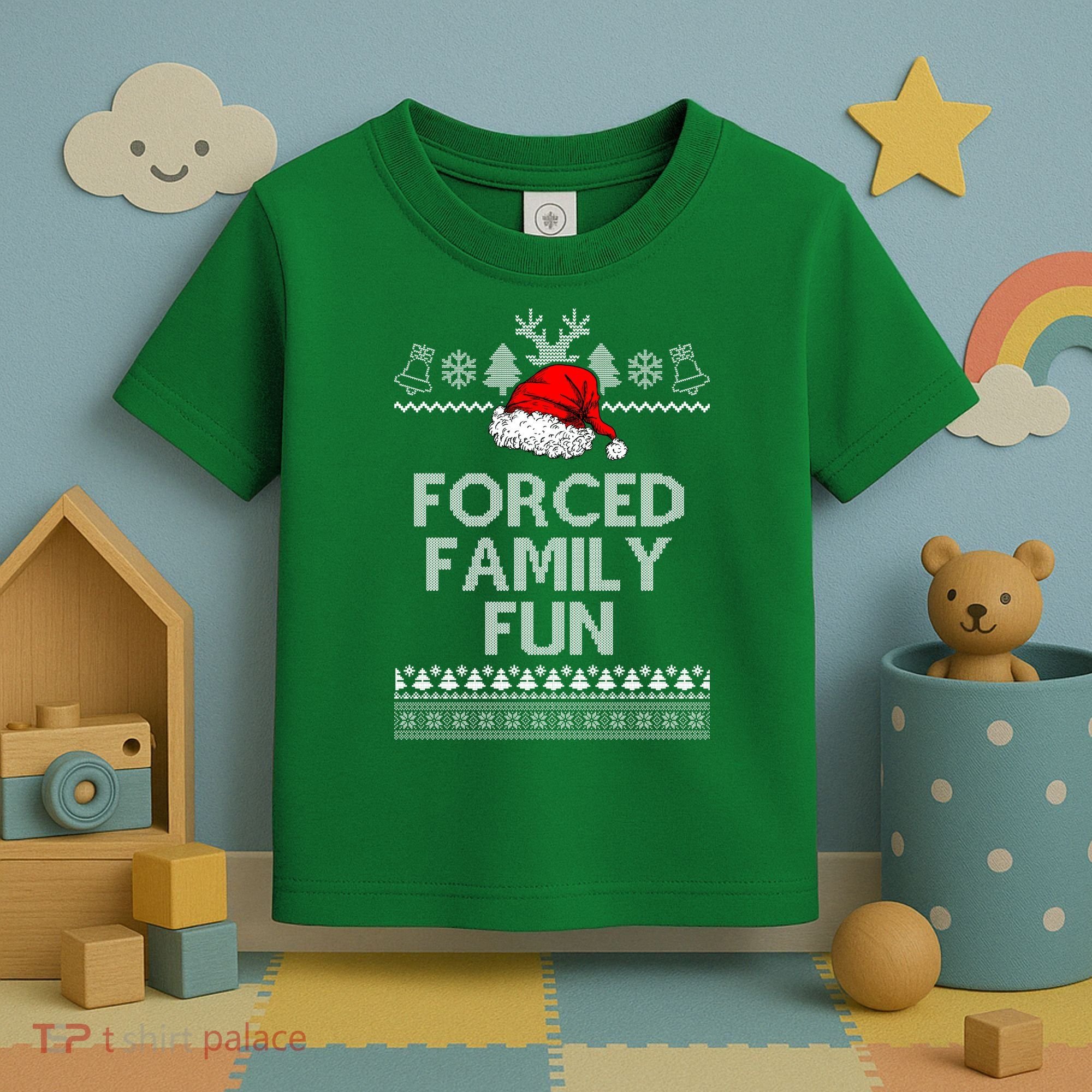 Forced Family Fun Ugly Christmas Toddler T-Shirt