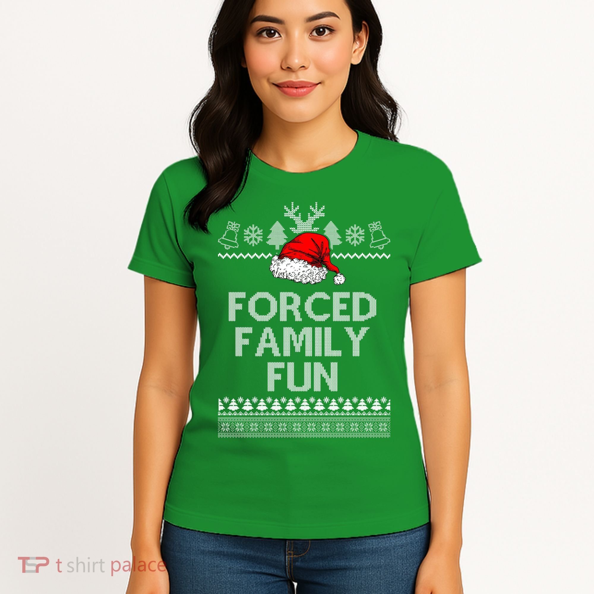 Forced Family Fun Ugly Christmas Women's T-Shirt