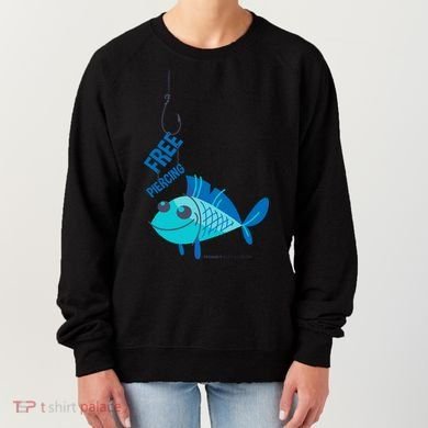 Funny Fish Free Piercing Women's Sweatshirt