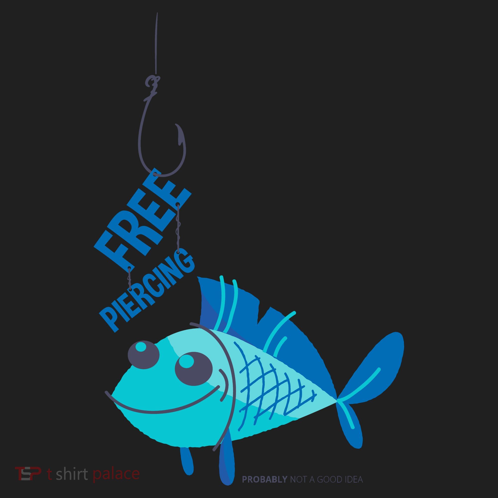 Funny Fish Free Piercing Women's Sweatshirt