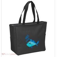 Funny Fish Free Piercing Tote Bag thumb 2