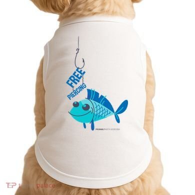 Funny Fish Free Piercing Doggie Tank