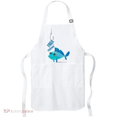 Funny Fish Free Piercing Apron