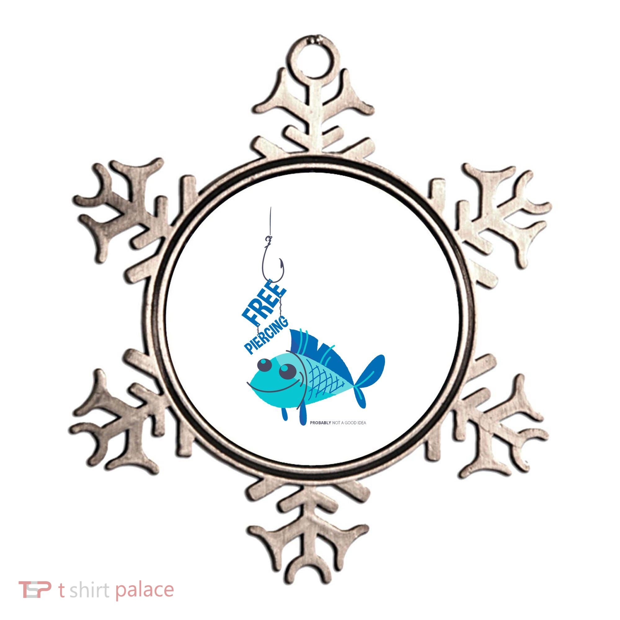 Funny Fish Free Piercing Ornament