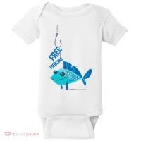 Funny Fish Free Piercing Baby Bodysuit thumb 0