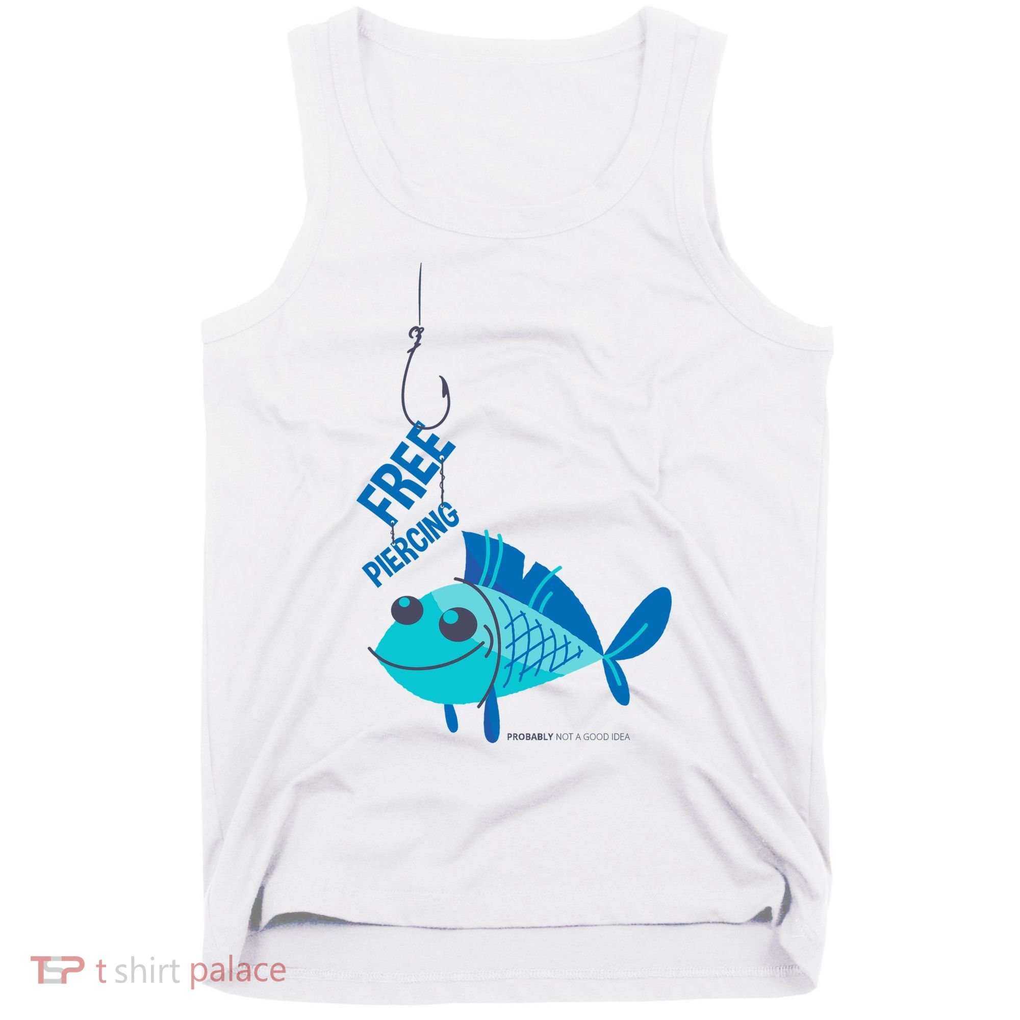 Funny Fish Free Piercing Tank Top