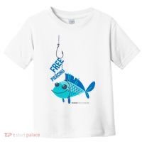 Funny Fish Free Piercing Toddler T-Shirt thumb 0