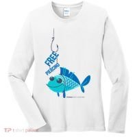 Funny Fish Free Piercing Women's Long Sleeve Shirt thumb 0