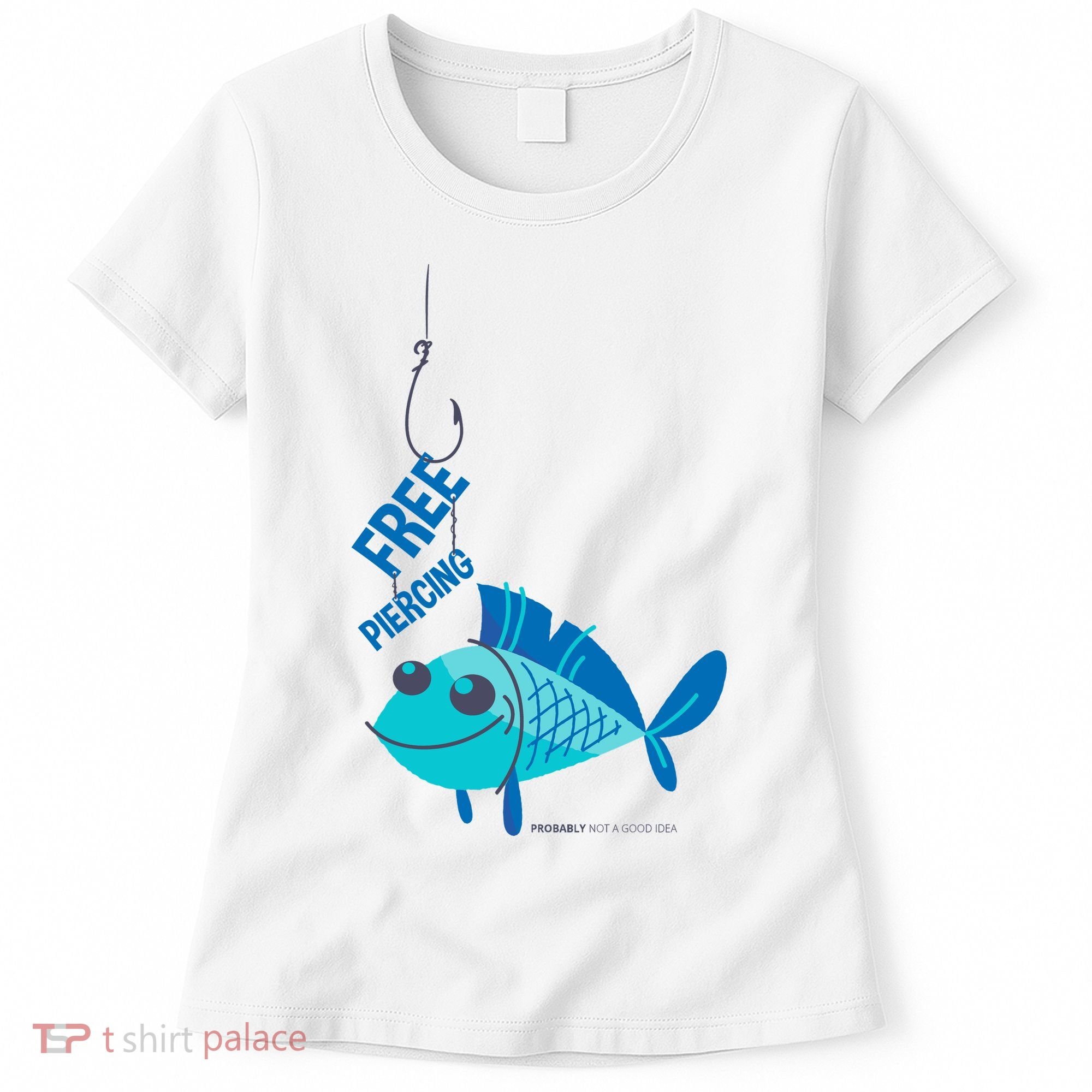 Funny Fish Free Piercing Women's T-Shirt