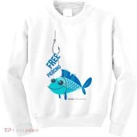 Funny Fish Free Piercing Kids Sweatshirt thumb 0