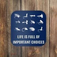 Fly Fishing Fisherman Gift Coaster thumb 0