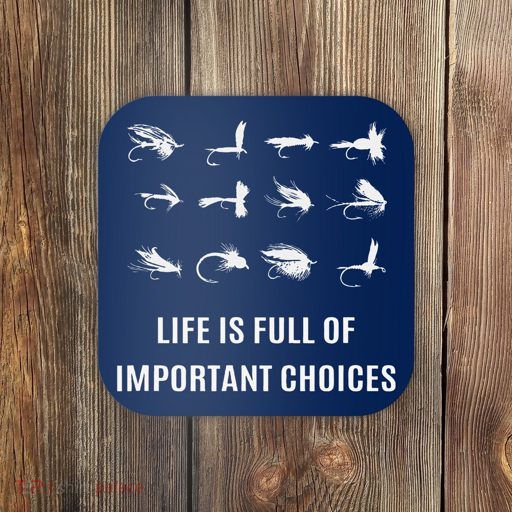 Fly Fishing Fisherman Gift Coaster