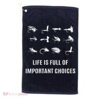 Fly Fishing Fisherman Gift Golf Towel thumb 0
