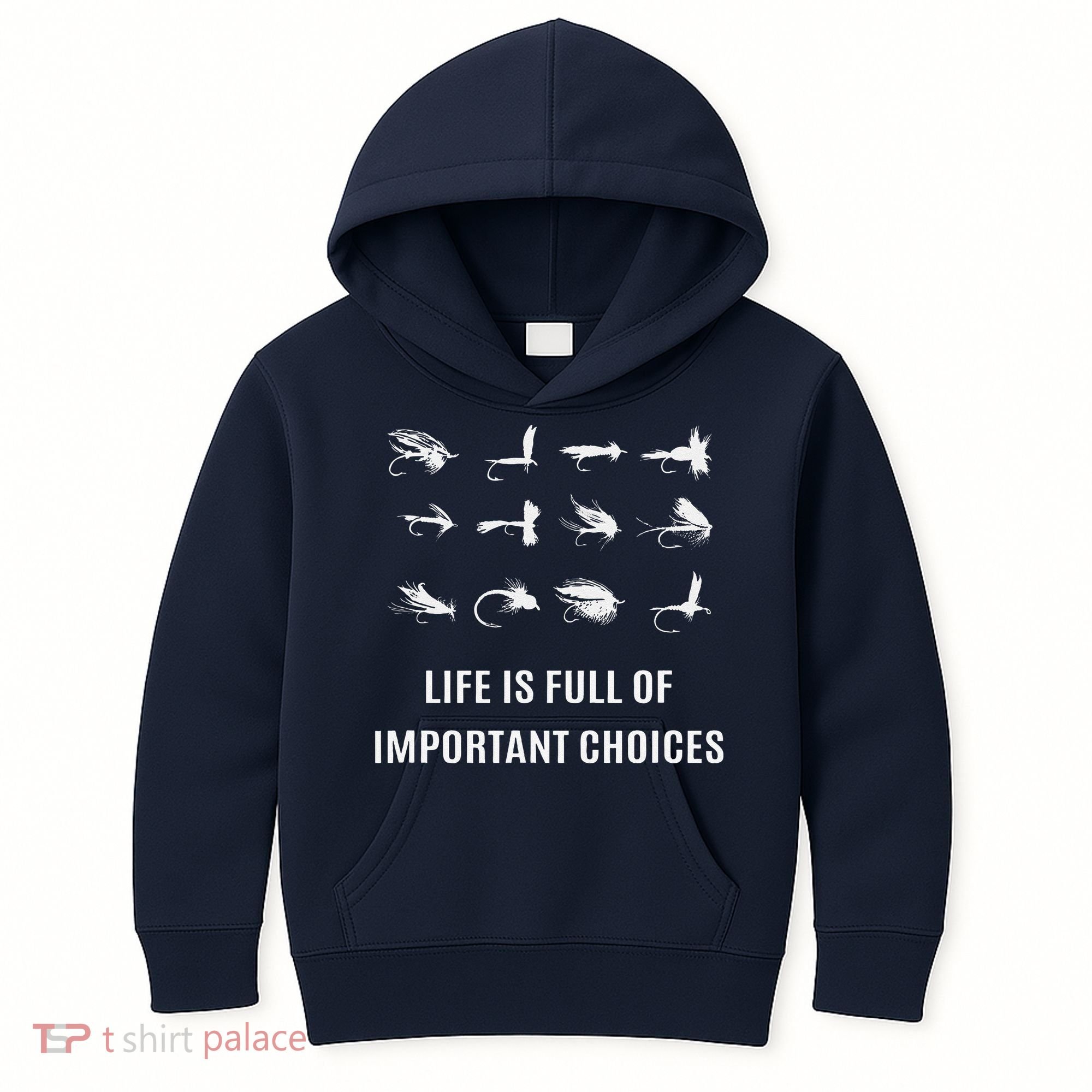 Fly Fishing Fisherman Gift Kids Hoodie