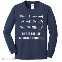 Fly Fishing Fisherman Gift Kids Long Sleeve Shirt thumb 0