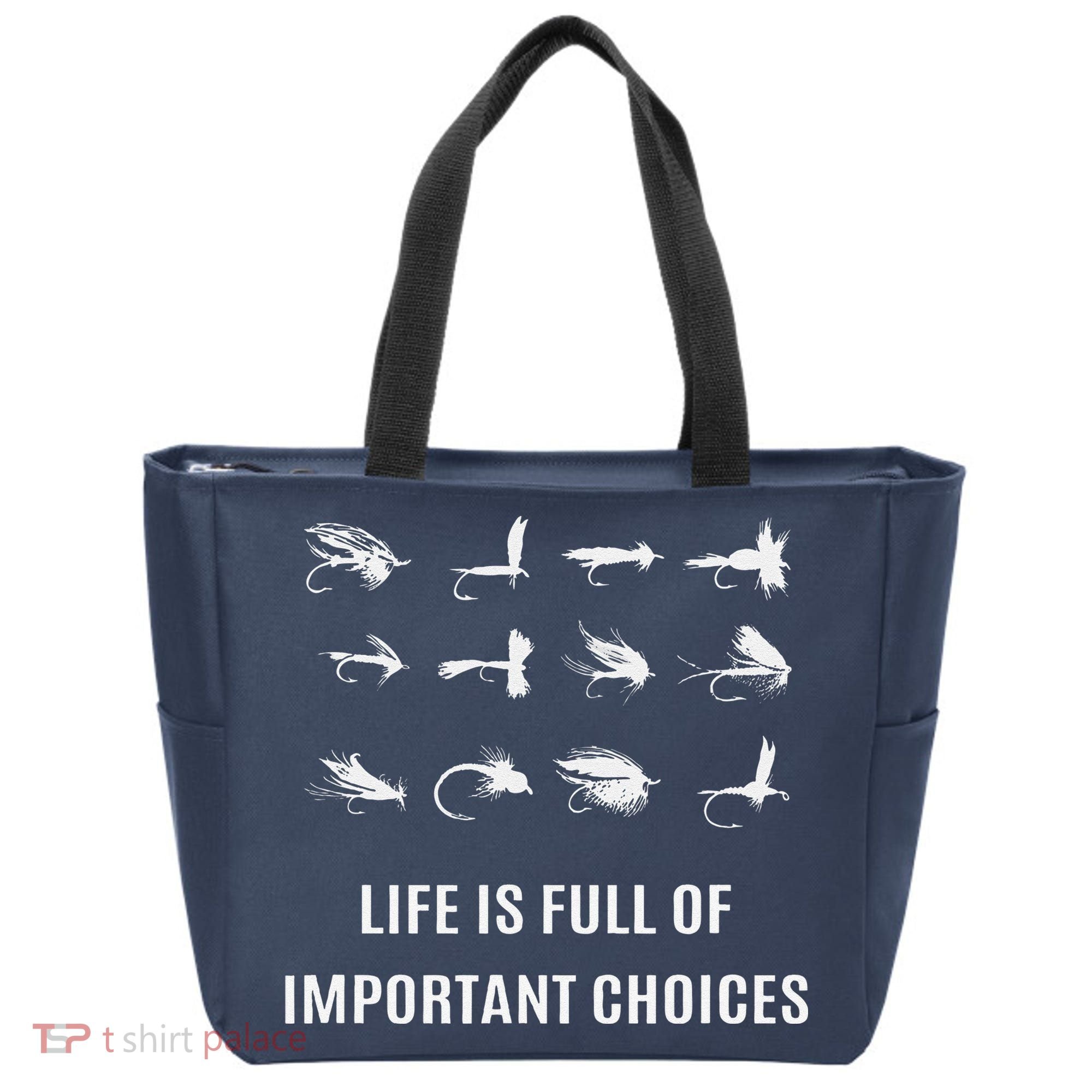 Fly Fishing Fisherman Gift Tote Bag