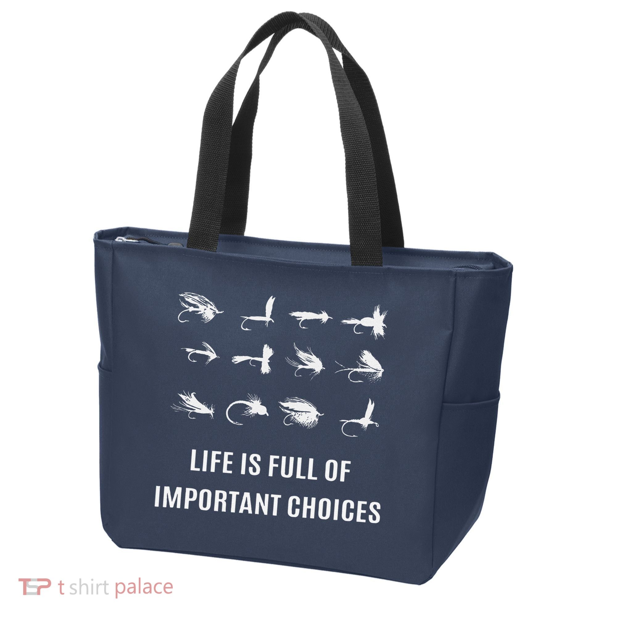 Fly Fishing Fisherman Gift Tote Bag