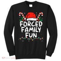 Forced Family Fun Sarcastic Christmas Funny Sweatshirt thumb 0