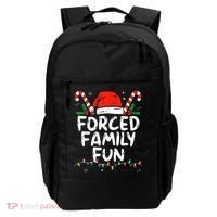 Forced Family Fun Sarcastic Christmas Funny Backpack thumb 0