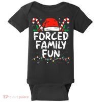 Forced Family Fun Sarcastic Christmas Funny Baby Bodysuit thumb 0