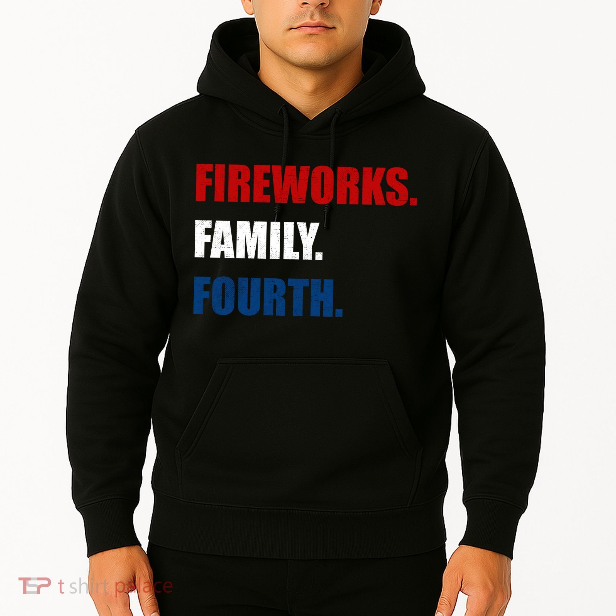 Fireworks Family Fourth Hoodie