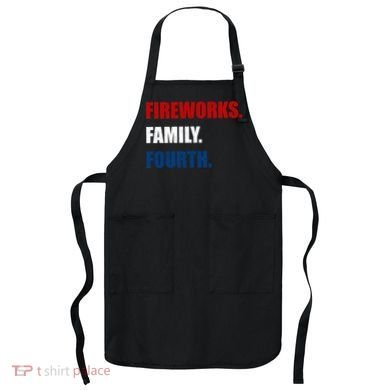 Fireworks Family Fourth Apron