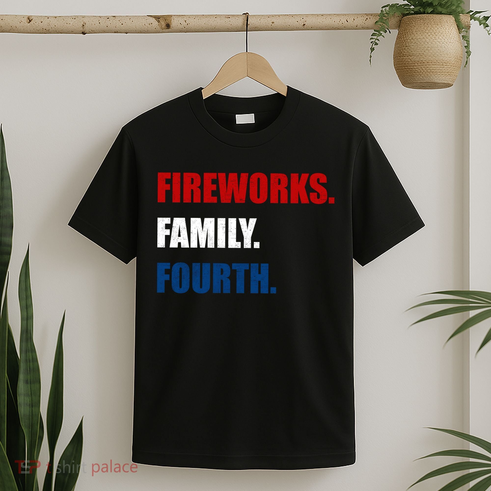 Fireworks Family Fourth T-Shirt