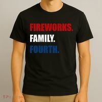 Fireworks Family Fourth T-Shirt thumb 3