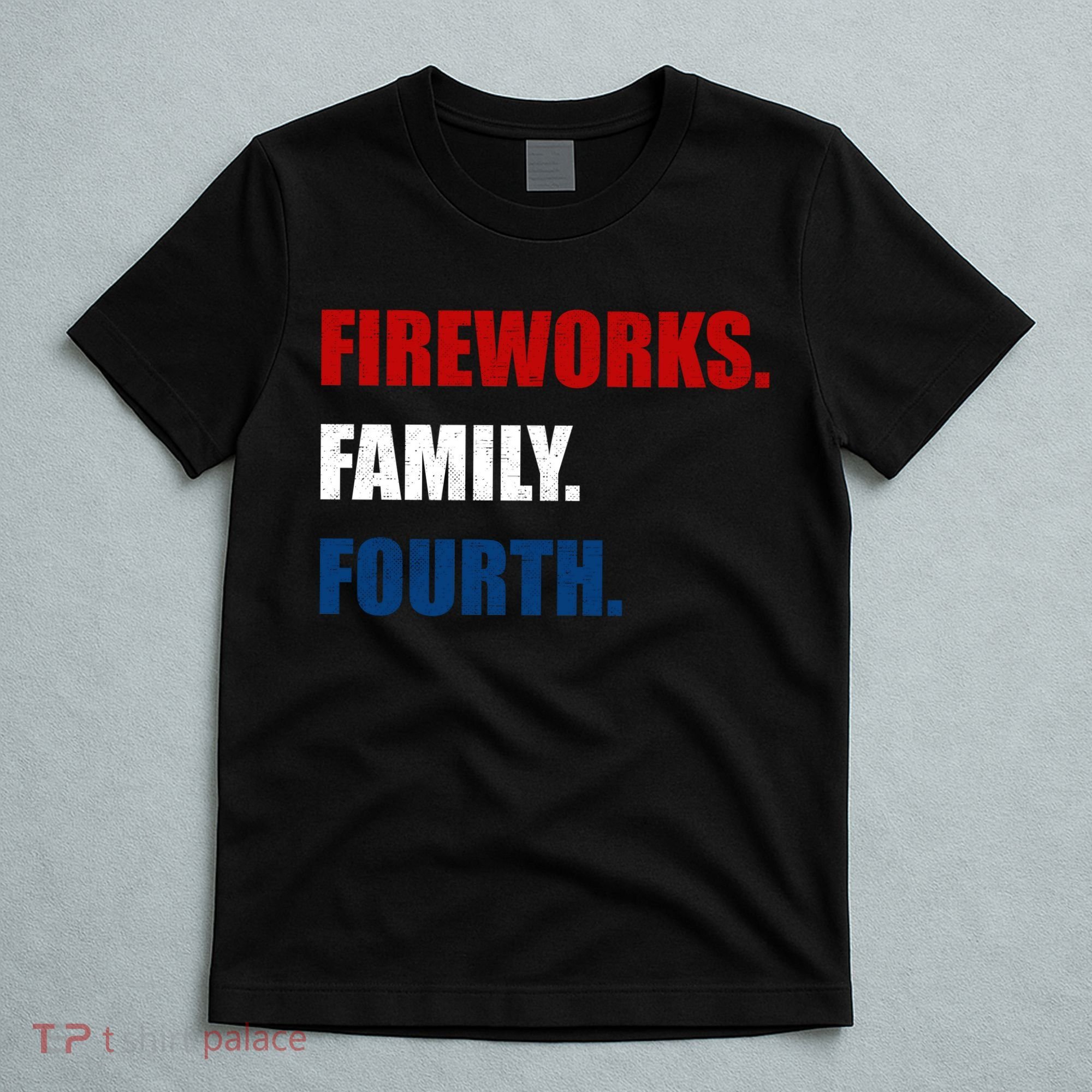 Fireworks Family Fourth T-Shirt