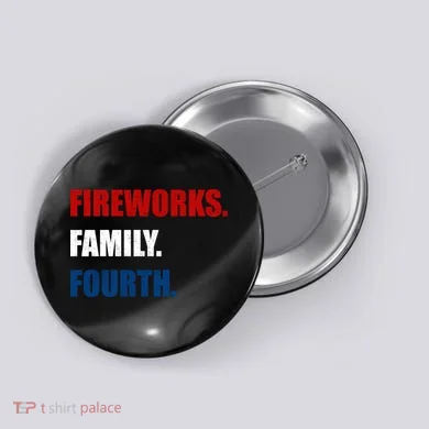 Fireworks Family Fourth Button