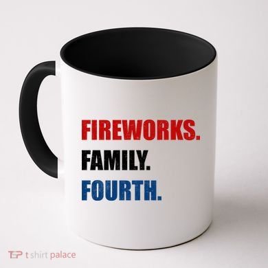 Fireworks Family Fourth Coffee Mug