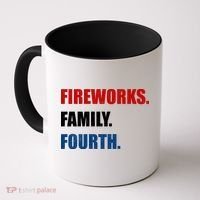 Fireworks Family Fourth Coffee Mug thumb 0