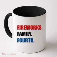 Fireworks Family Fourth Coffee Mug thumb 0