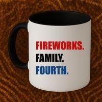 Fireworks Family Fourth Coffee Mug thumb 2